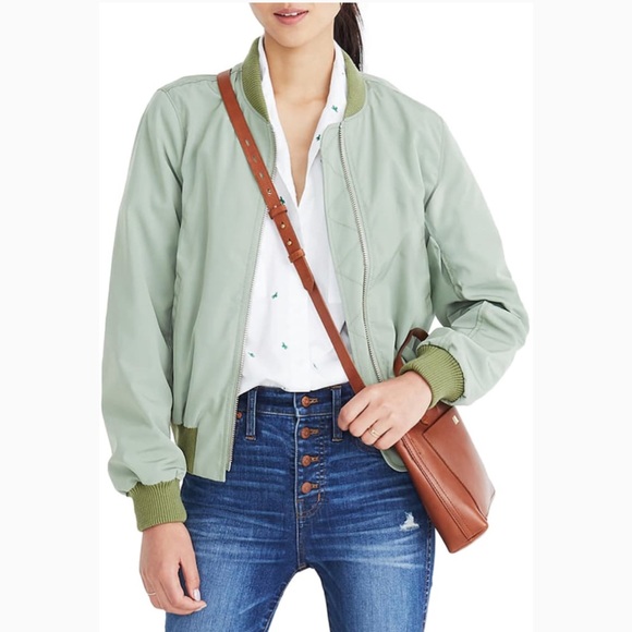 Madewell Jackets & Blazers - NWOT madewell side zip bomber jacket